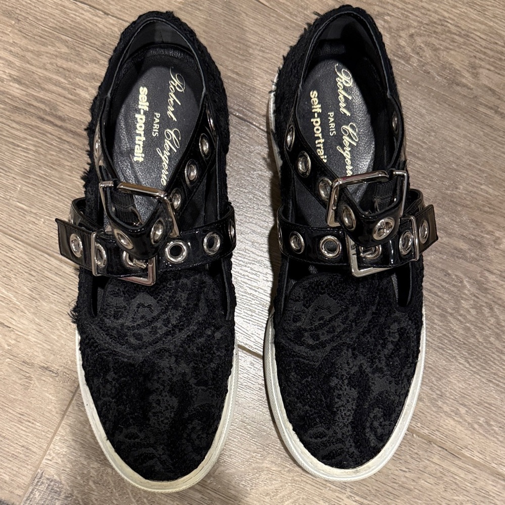 Robert Clergerie x Self-Portrait Texas sneakers